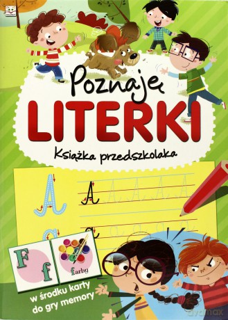 Książka przedszkolaka. Poznaję literki [KSIĄŻKA]
