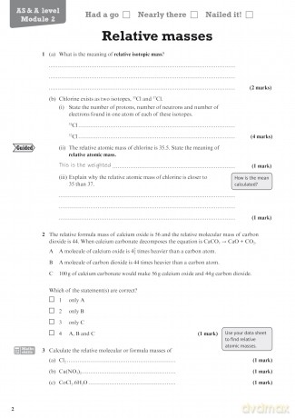 Revise OCR AS/A Level Chemistry Revision Workbook - for 2025, 2026 exams: Revision Workbook - Mark Grinsell [KSIĄŻKA]
