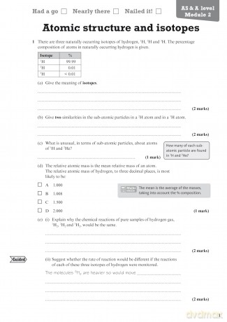 Revise OCR AS/A Level Chemistry Revision Workbook - for 2025, 2026 exams: Revision Workbook - Mark Grinsell [KSIĄŻKA]