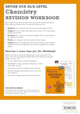 Revise OCR AS/A Level Chemistry Revision Workbook - for 2025, 2026 exams: Revision Workbook - Mark Grinsell [KSIĄŻKA]
