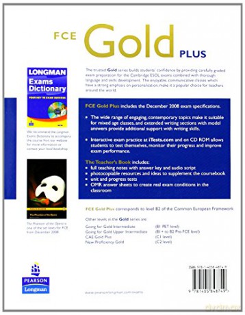 FCE Gold Plus: Teachers Resource Book: Teacher's Book. - Rawdon Wyatt [KSIĄŻKA]