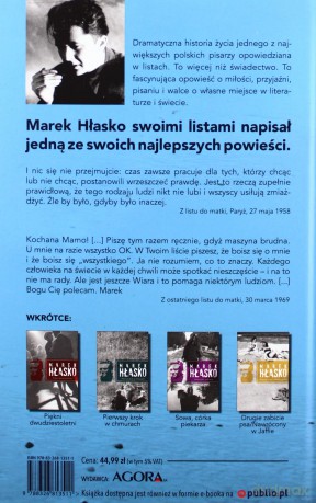 Listy - Marek Chłasko [KSIĄŻKA]