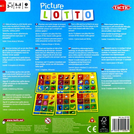 Lotto Obrazkowe Tactic [GRA]
