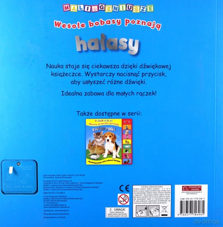 Mali geniusze - Wesołe bobasy poznają hałasy [KSIĄŻKA]