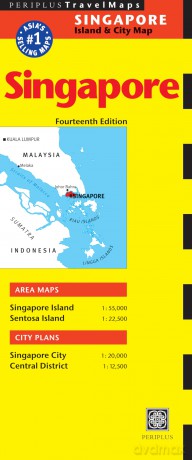 Singapore Travel Map Fourteenth Edition - Periplus Editors [KSIĄŻKA]