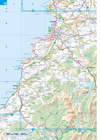 Philip's Big Easy to Read Scotland Road Atlas (Spiral A3): All the detail you need at a size you can read (Philip's Road Atlases) - Philip's Maps [KSIĄŻKA]