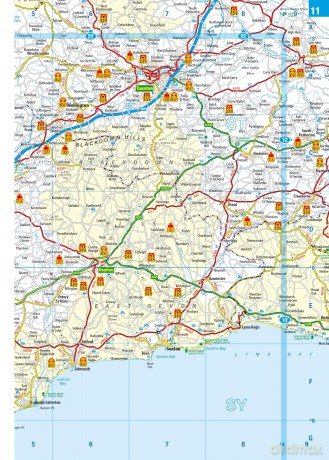 Philip's Big Easy to Read Trucker's Road Atlas Britain: Over 4,000 bridges mapped (A3 Spiral) (Philip's Road Atlases) - Philip's Maps [KSIĄŻKA]