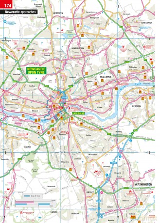 Philip's Big Easy to Read Trucker's Road Atlas Britain: Over 4,000 bridges mapped (A3 Spiral) (Philip's Road Atlases) - Philip's Maps [KSIĄŻKA]