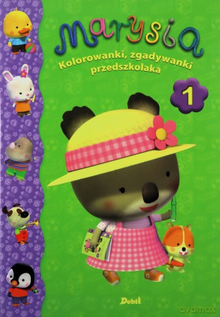 Marysia. Kolorowanki zgadywanki przedszkolaka. 1 [KSIĄŻKA]