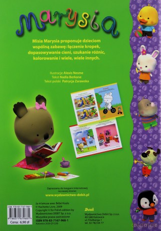 Marysia. Kolorowanki zgadywanki przedszkolaka. 1 [KSIĄŻKA]