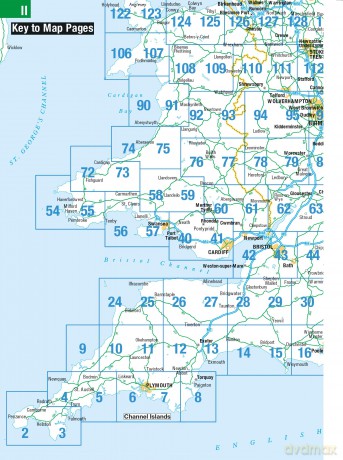 Philip's Compact Britain Road Atlas: (A5 Spiral) (Philip's Road Atlases) - Philip's Maps [KSIĄŻKA]