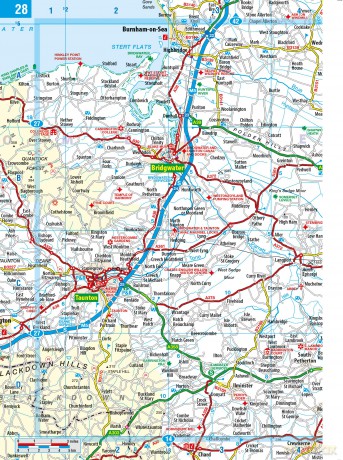 Philip's Compact Britain Road Atlas: (A5 Spiral) (Philip's Road Atlases) - Philip's Maps [KSIĄŻKA]