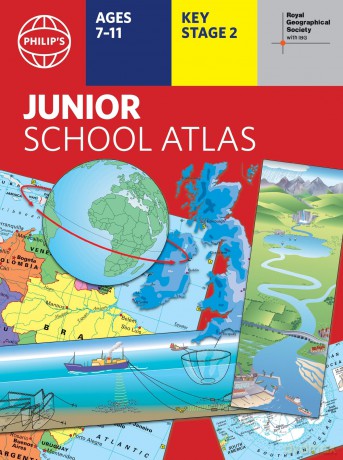 Philip's RGS Junior School Atlas: 12th edition PB (Philip's World Atlas) - Philip's Maps [KSIĄŻKA]
