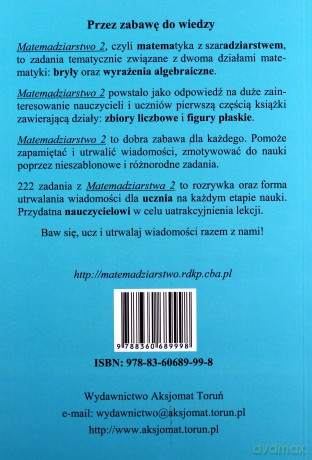 Matemadziarstwo 2, czyli krzyżówki i nie tylko [KSIĄŻKA]