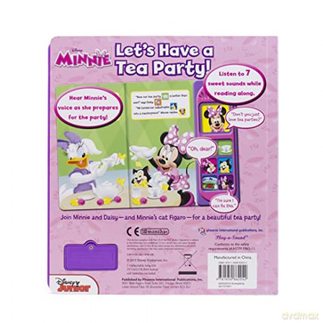 Disney Minnie Mouse - Let's Have a Tea Party! Little Sound Book - PI Kids (Play-A-Song) (Play-a-sound: Disney Minnie) - PI Kids [KSIĄŻKA]