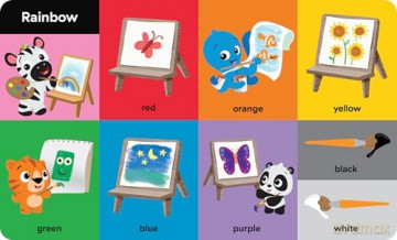 Baby Einstein - My First 100 Words - Early Learning Vocabulary Board Book - PI Kids - PI Kids [KSIĄŻKA]