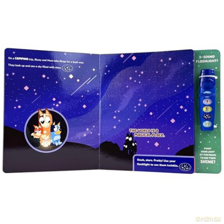 Bluey: Oooh, Shiny! A Bluey Flashlight Book Sound Book - PI Kids [KSIĄŻKA]