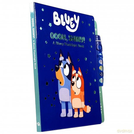 Bluey: Oooh, Shiny! A Bluey Flashlight Book Sound Book - PI Kids [KSIĄŻKA]