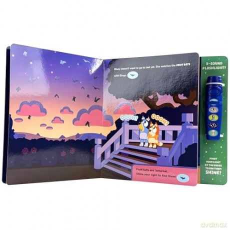Bluey: Oooh, Shiny! A Bluey Flashlight Book Sound Book - PI Kids [KSIĄŻKA]