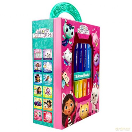 DreamWorks Gabby's Dollhouse 12 Board Books - PI Kids [KSIĄŻKA]
