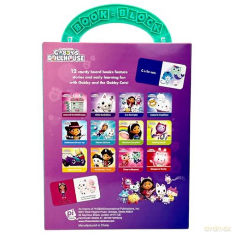 DreamWorks Gabby's Dollhouse 12 Board Books - PI Kids [KSIĄŻKA]