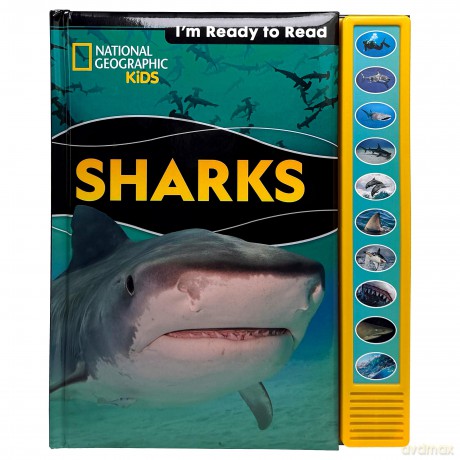 National Geographic Kids: Sharks I'm Ready to Read Sound Book - PI Kids [KSIĄŻKA]