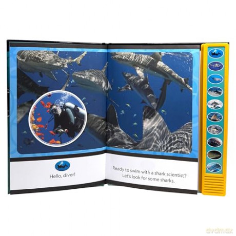 National Geographic Kids: Sharks I'm Ready to Read Sound Book - PI Kids [KSIĄŻKA]