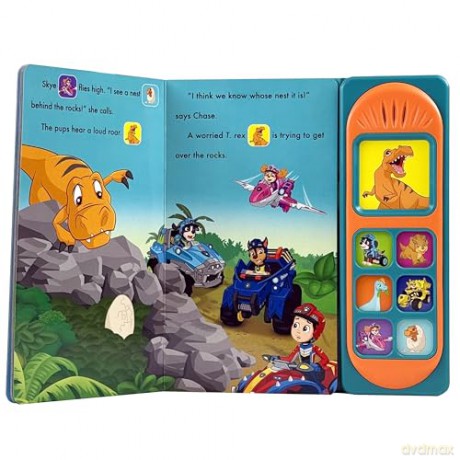 Nickelodeon PAW Patrol: Dinosaur Adventure! Sound Book - PI Kids [KSIĄŻKA]