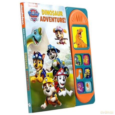 Nickelodeon PAW Patrol: Dinosaur Adventure! Sound Book - PI Kids [KSIĄŻKA]