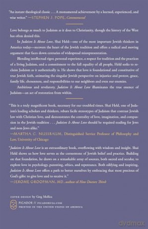 Judaism Is About Love: Recovering the Heart of Jewish Life - Shai Held [KSIĄŻKA]