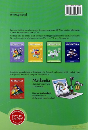 Matematyka SP 6 ćw liczby i ułam. cz.2 w.2014 GWO [KSIĄŻKA]