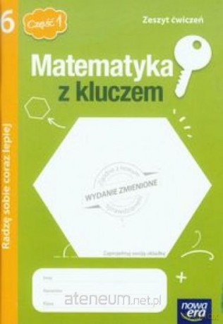Matematyka SP 6 Mat. z kluczem Radzę ćw. cz1 LIFT [KSIĄŻKA]