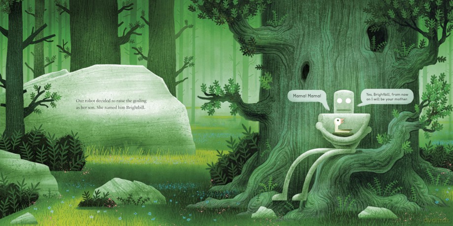 The Wild Robot on the Island: a gorgeous picture book to introduce younger readers to the bestselling series - Peter Brown [KSIĄŻKA]