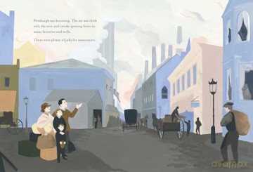The Man who Loved Libraries: The Story of Andrew Carnegie - Andrew Larsen [KSIĄŻKA]