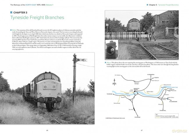 Railways of the North East 1975-1995 Volume 1: North of the Tyne (The Railways of South Wales) - Michael Rhodes [KSIĄŻKA]