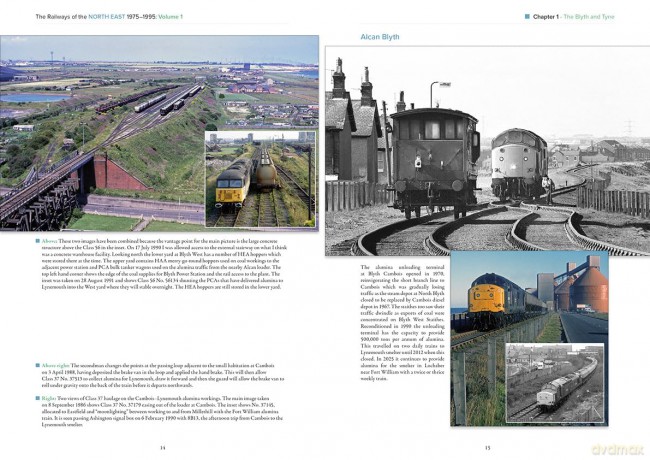 Railways of the North East 1975-1995 Volume 1: North of the Tyne (The Railways of South Wales) - Michael Rhodes [KSIĄŻKA]