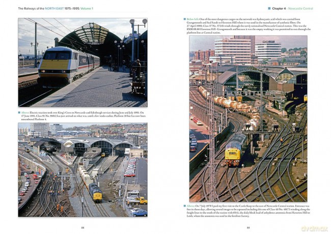 Railways of the North East 1975-1995 Volume 1: North of the Tyne (The Railways of South Wales) - Michael Rhodes [KSIĄŻKA]