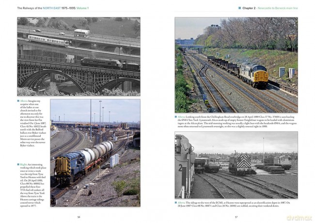 Railways of the North East 1975-1995 Volume 1: North of the Tyne (The Railways of South Wales) - Michael Rhodes [KSIĄŻKA]