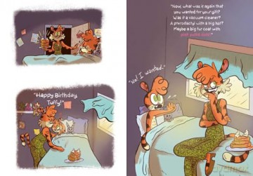 Tiger Tuffy and the Awesome Birthday Bike - Rachel R. Adler [KSIĄŻKA]