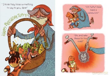 Tiger Tuffy and the Awesome Birthday Bike - Rachel R. Adler [KSIĄŻKA]