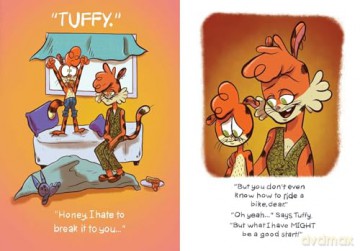 Tiger Tuffy and the Awesome Birthday Bike - Rachel R. Adler [KSIĄŻKA]