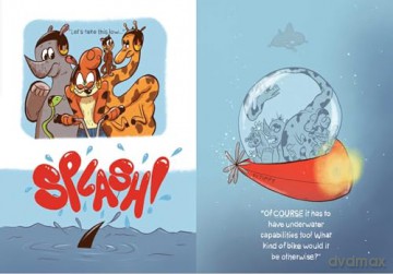 Tiger Tuffy and the Awesome Birthday Bike - Rachel R. Adler [KSIĄŻKA]