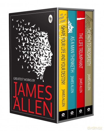 Greatest Works By James Allen (As a Man Thinketh, The Path to Prosperity, Shape Your Life and Your Destiny, The Life Triumphant): Set of 4 Books - James Allen [KSIĄŻKA]