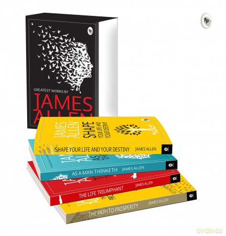 Greatest Works By James Allen (As a Man Thinketh, The Path to Prosperity, Shape Your Life and Your Destiny, The Life Triumphant): Set of 4 Books - James Allen [KSIĄŻKA]