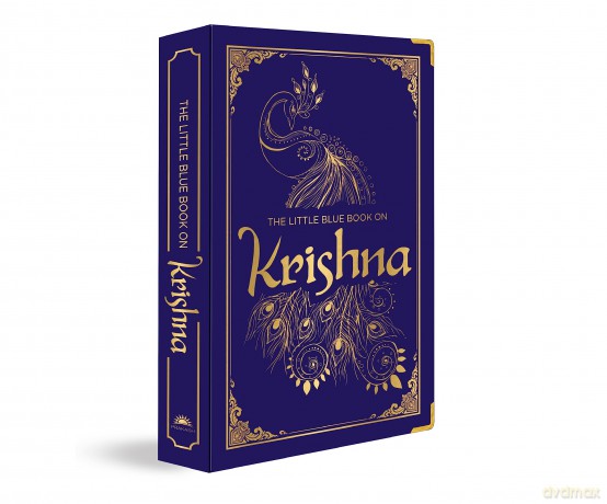 The Little Blue Book on Krishna (Deluxe Silk Hardbound) - Dr. Shubha Vilas [KSIĄŻKA]
