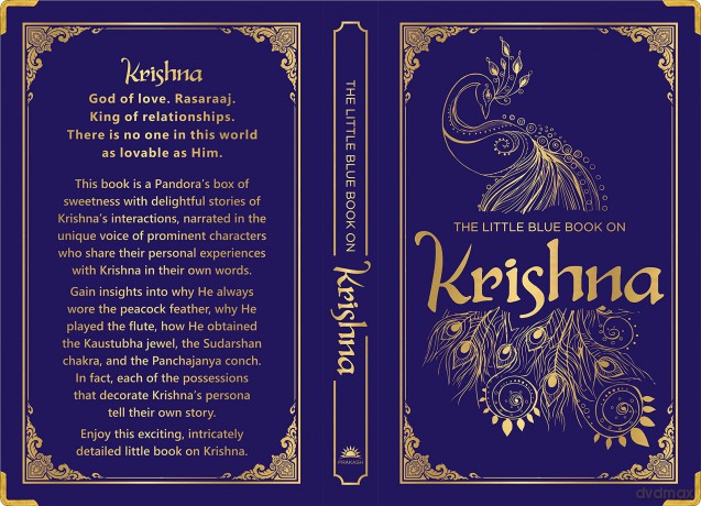 The Little Blue Book on Krishna (Deluxe Silk Hardbound) - Dr. Shubha Vilas [KSIĄŻKA]