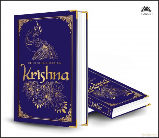 The Little Blue Book on Krishna (Deluxe Silk Hardbound) - Dr. Shubha Vilas [KSIĄŻKA]