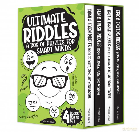Ultimate Riddles: Boxed Set Of 4 Books - Wonder House Books [KSIĄŻKA]