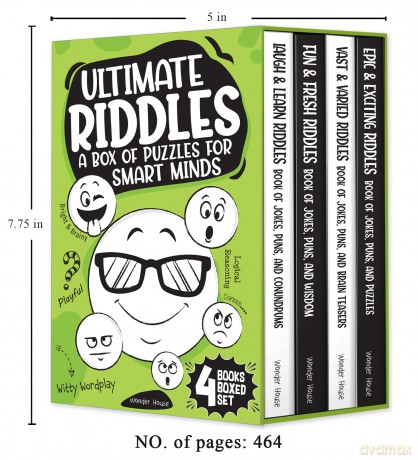 Ultimate Riddles: Boxed Set Of 4 Books - Wonder House Books [KSIĄŻKA]