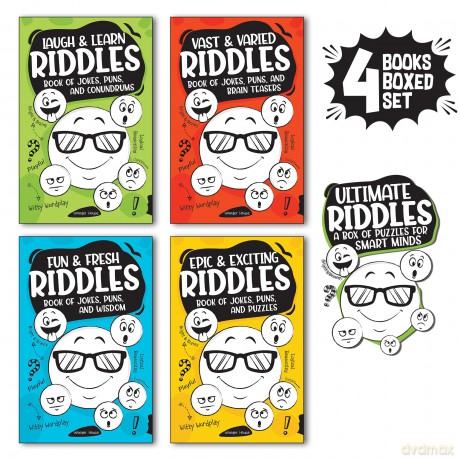 Ultimate Riddles: Boxed Set Of 4 Books - Wonder House Books [KSIĄŻKA]